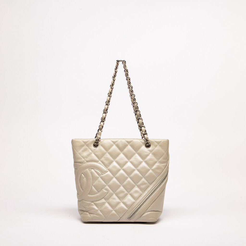 Chanel Pearlescent Cambon Tote
