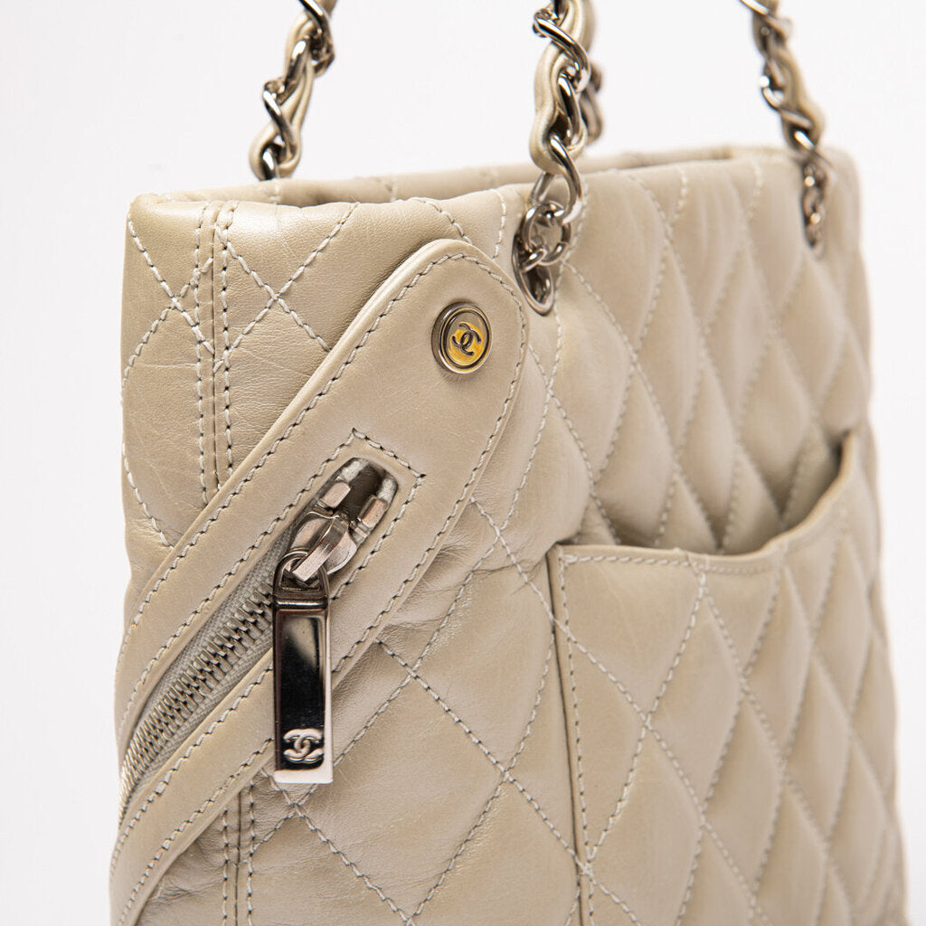 Chanel Pearlescent Cambon Tote