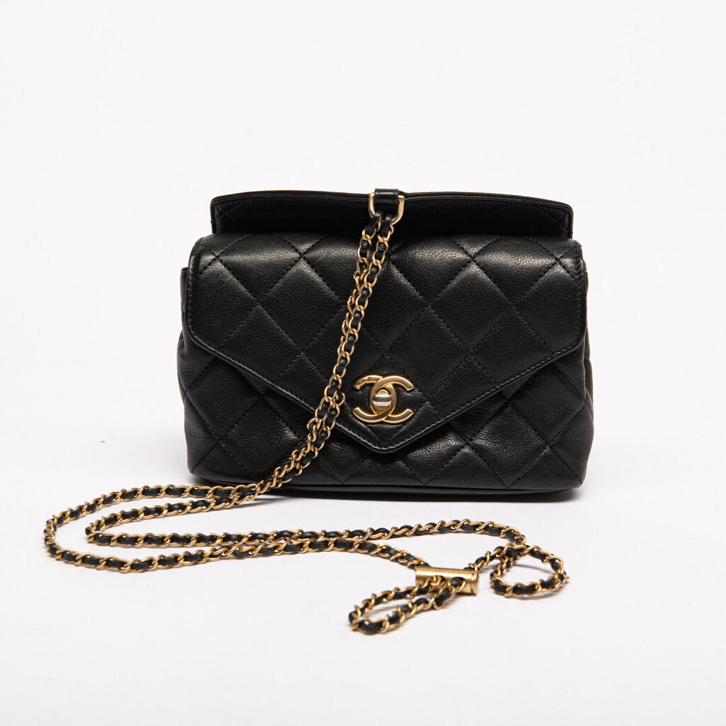 Chanel Black Envelope Flap