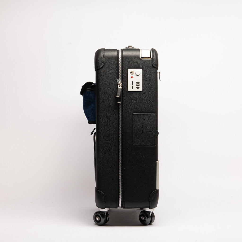 Hermes Denim Cargo Carry On Suitcase