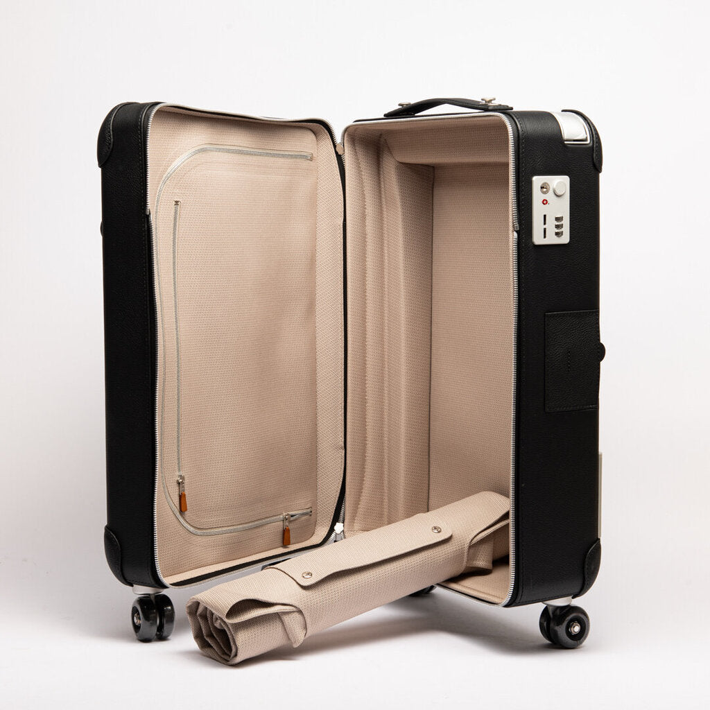 Hermes Denim Cargo Carry On Suitcase