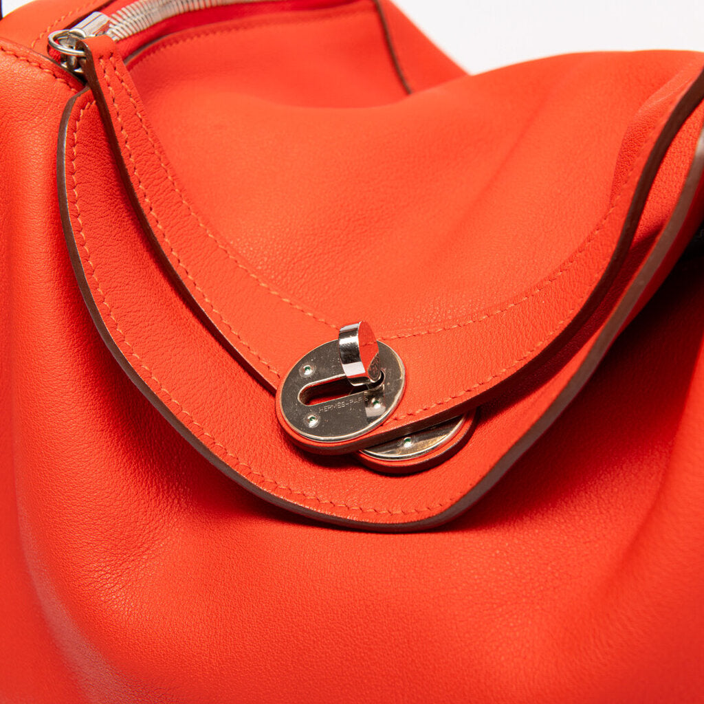 Hermes Red Lindy 30
