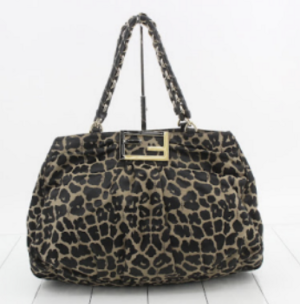 Leopard Print Canvas Tote Bag