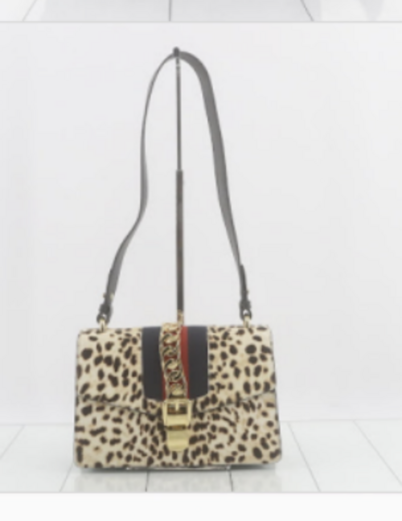 Leopard Print Sylvie Bag