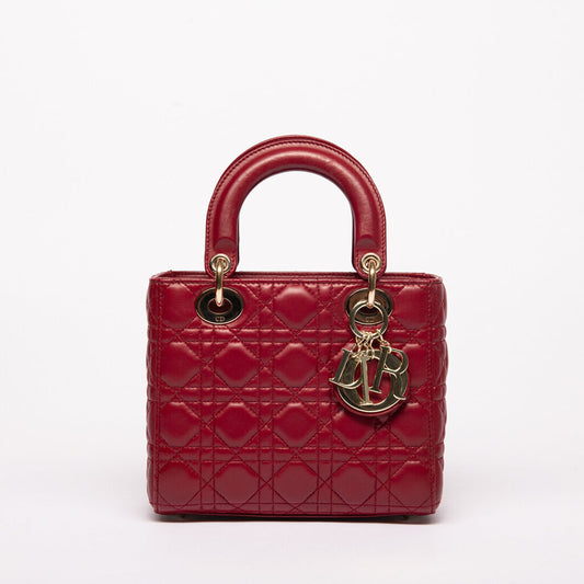 Christian Dior Dark Red Small LadyDior