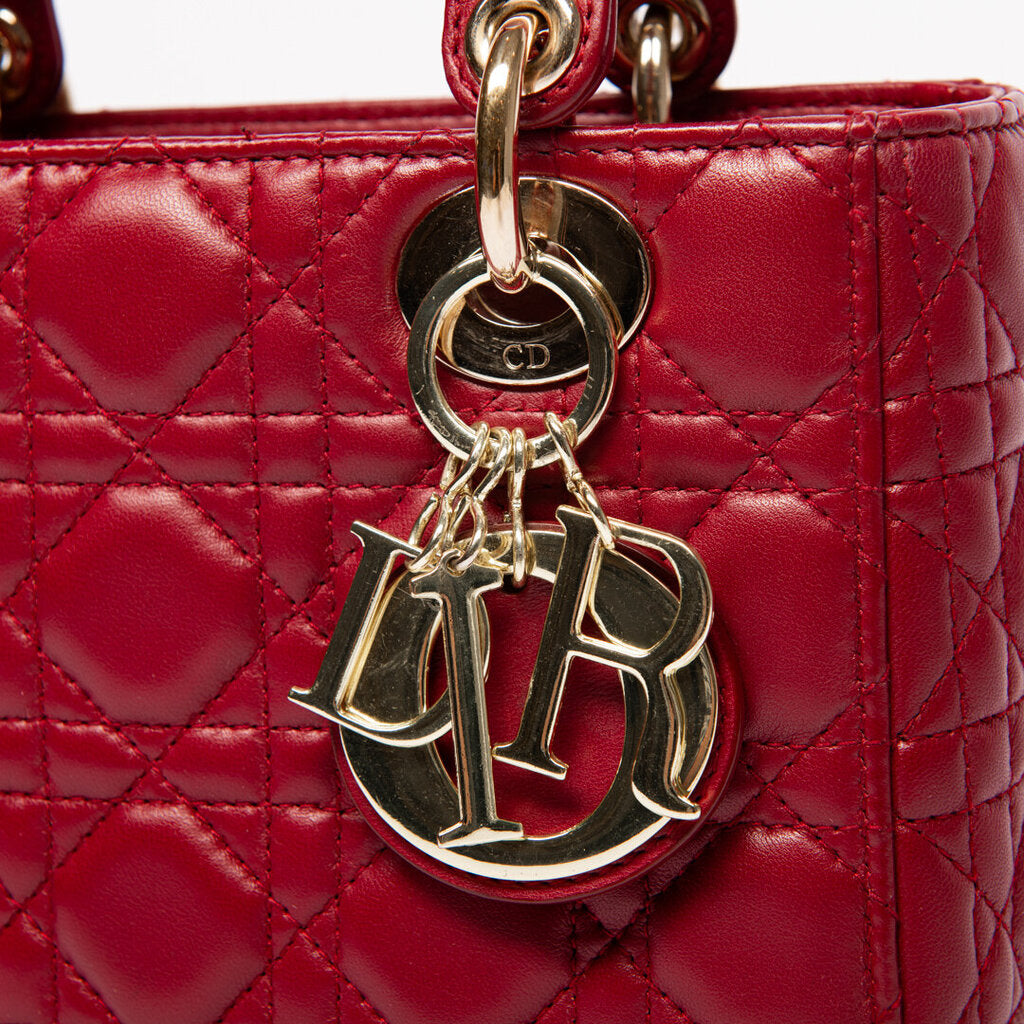 Christian Dior Dark Red Small LadyDior