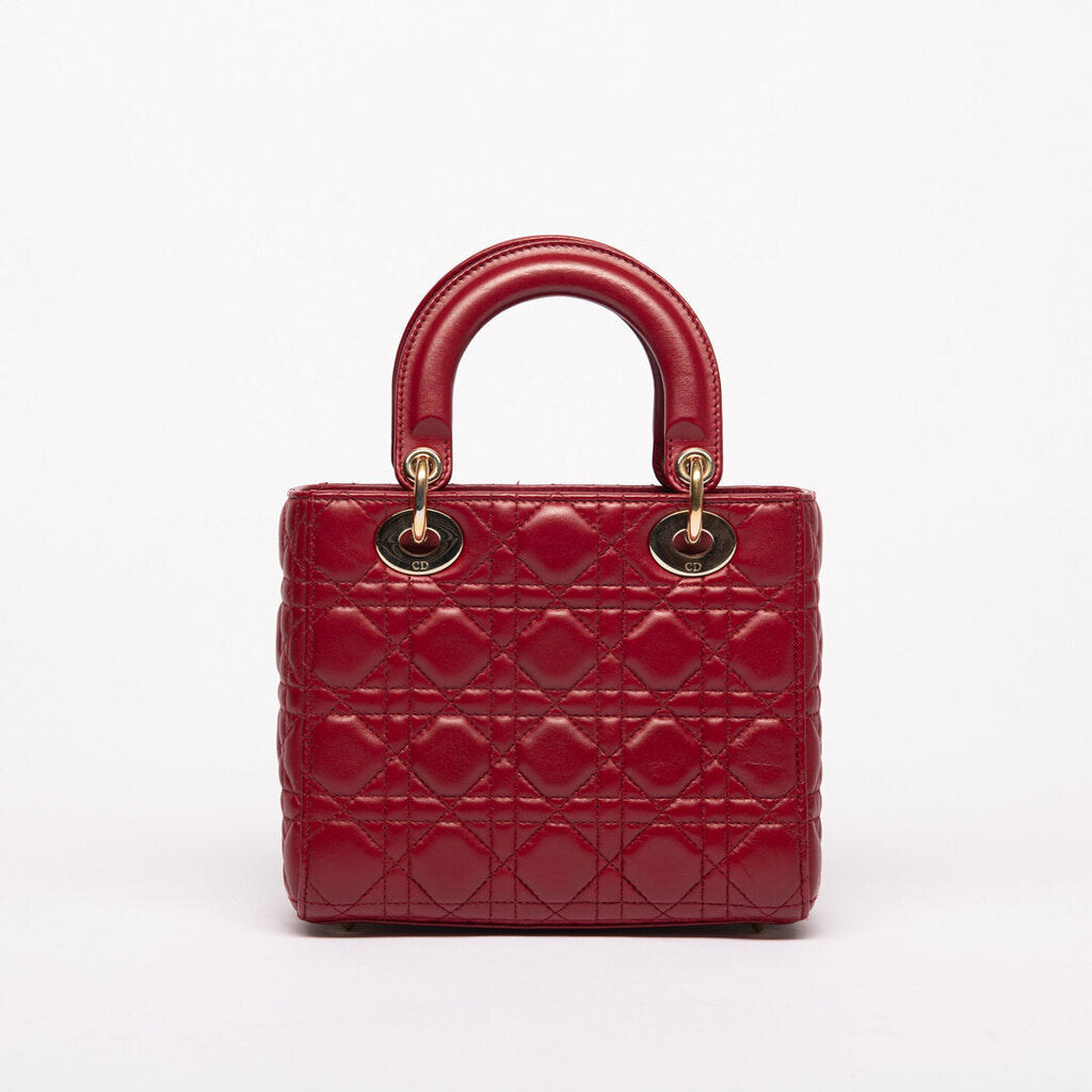 Christian Dior Dark Red Small LadyDior