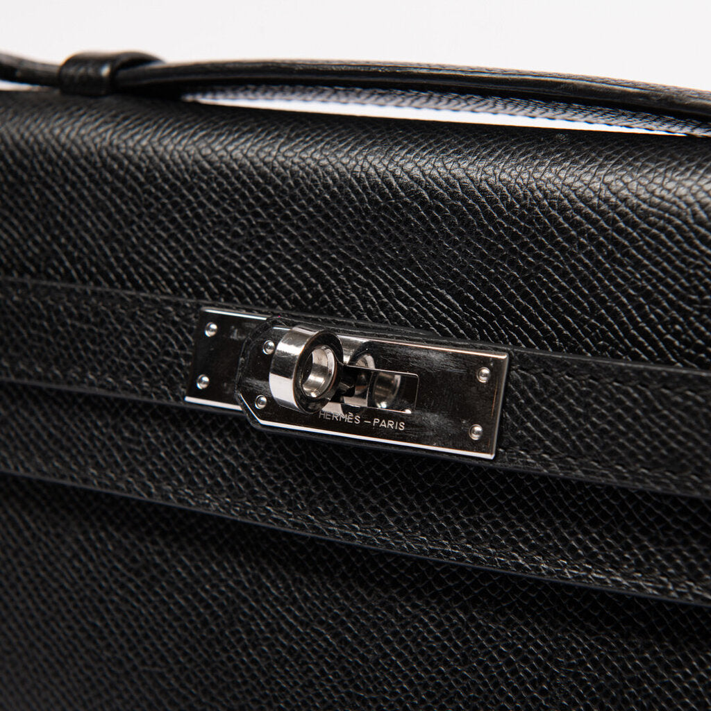Hermes Epsom T Black Cut Kelly (2015)