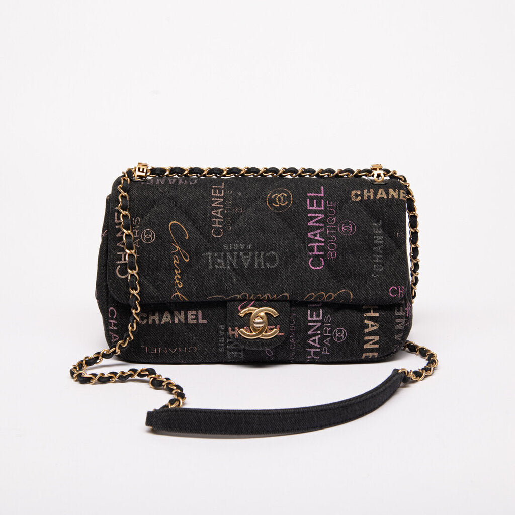 Chanel Black Denim Mood Rectangle (2022)