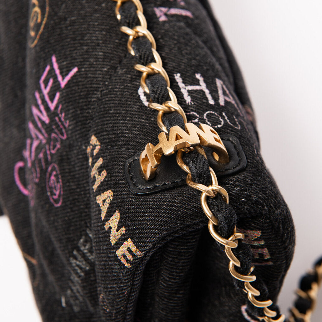 Chanel Black Denim Mood Rectangle (2022)