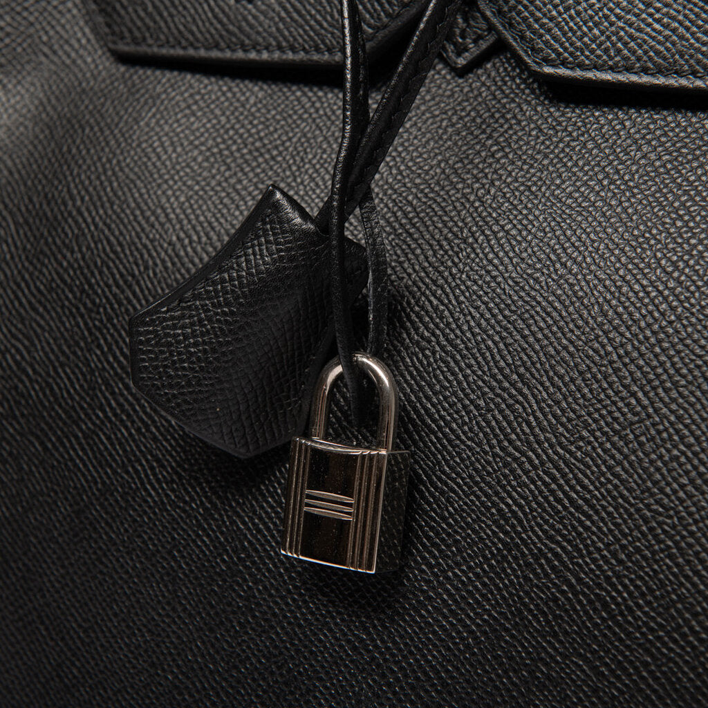 Hermes Black Epsom Palladium Hardware Birkin 35 (2010)