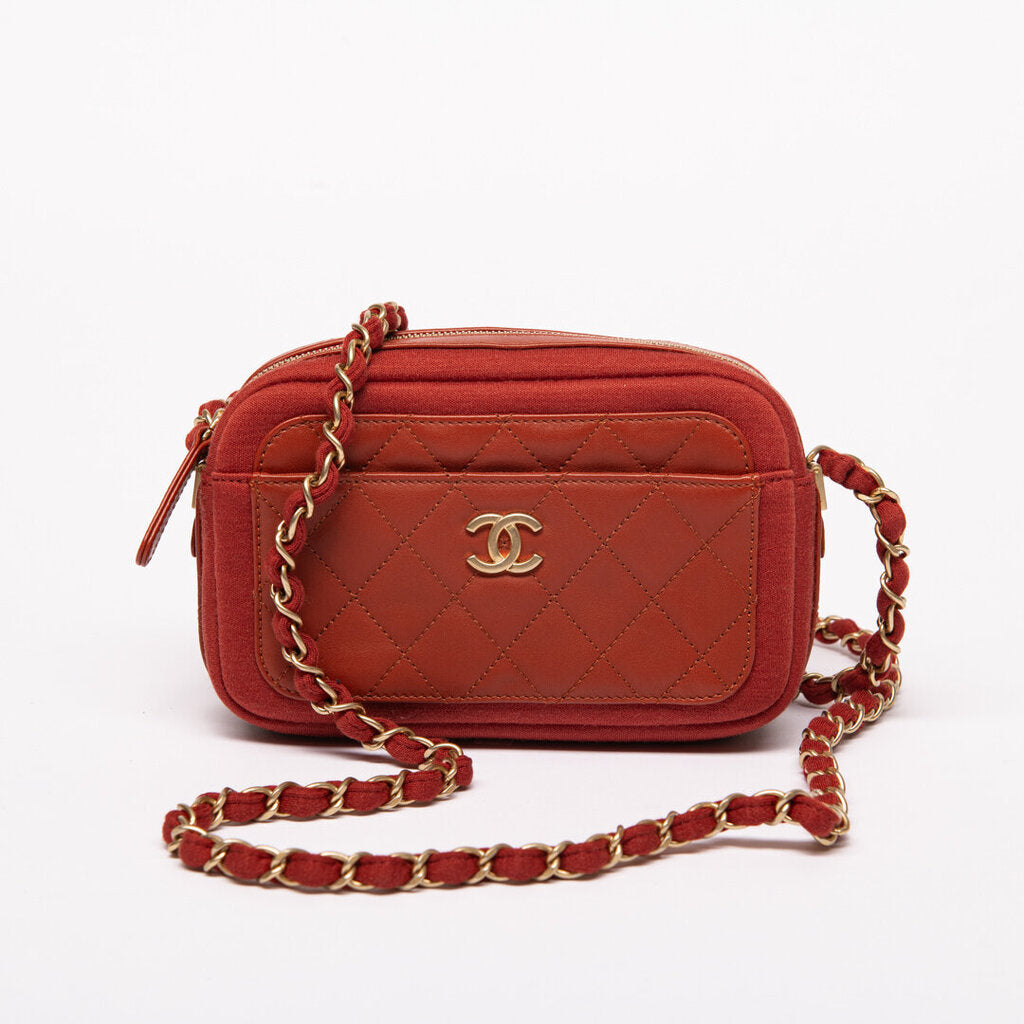 Chanel Orange Rust Camera Bag