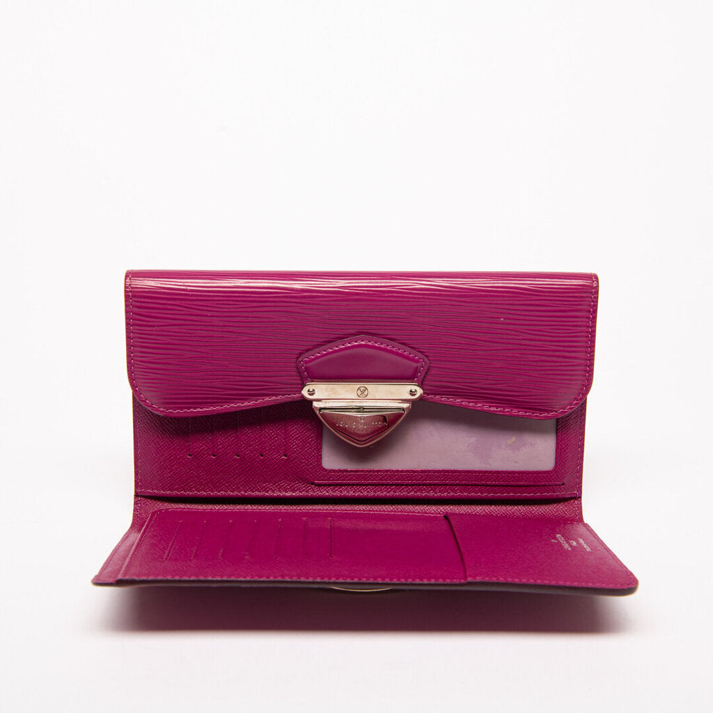 Louis Vuitton Magenta Epi Eugenie Wallet