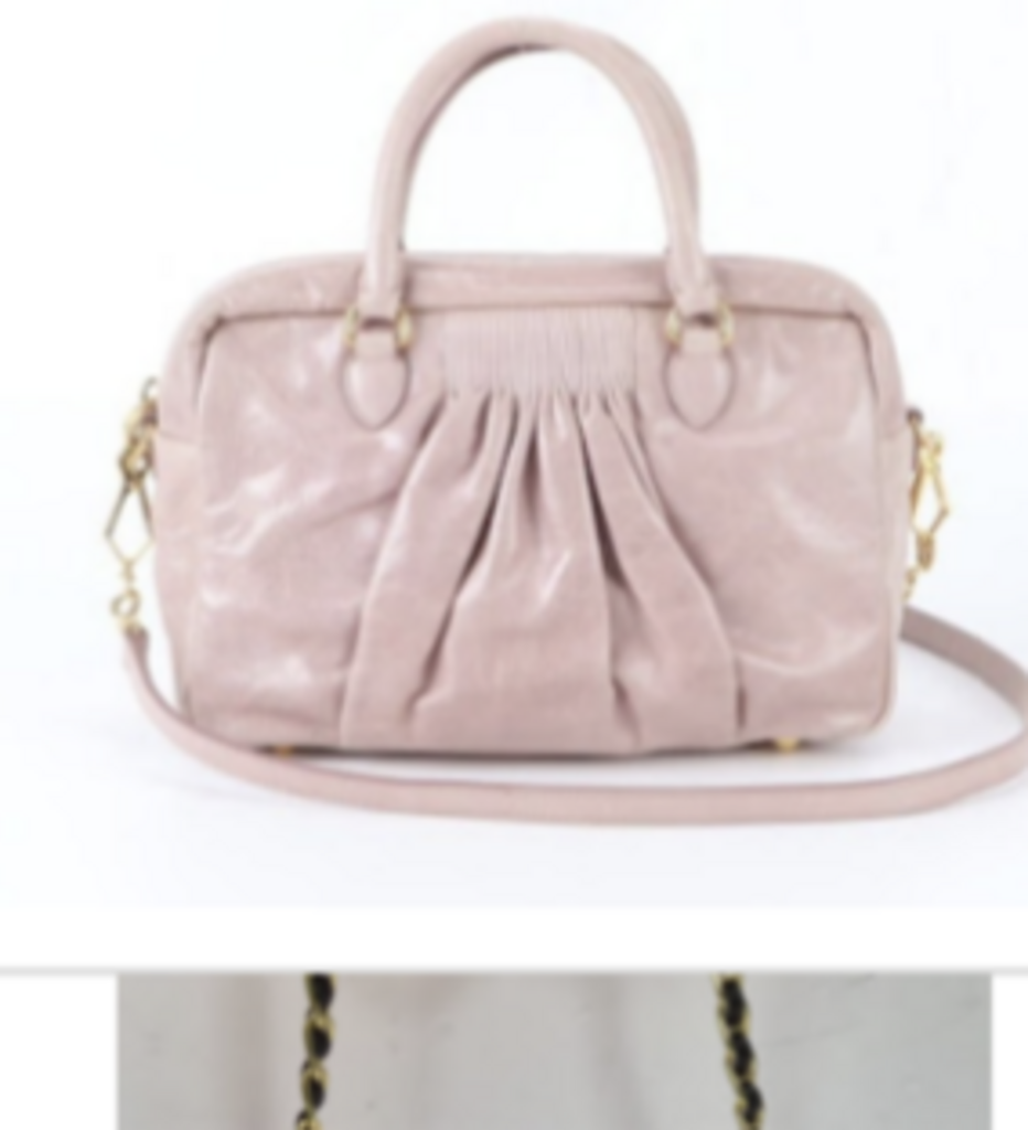 Pink Bauletto Boston Bag