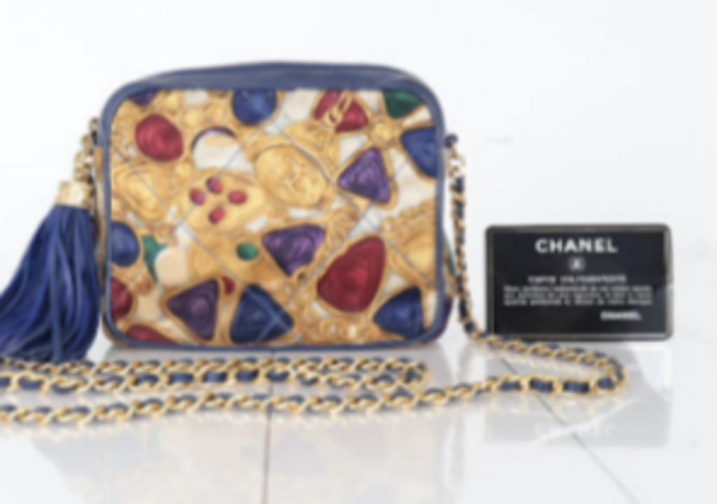 Gripoix Print Canvas Camera Bag