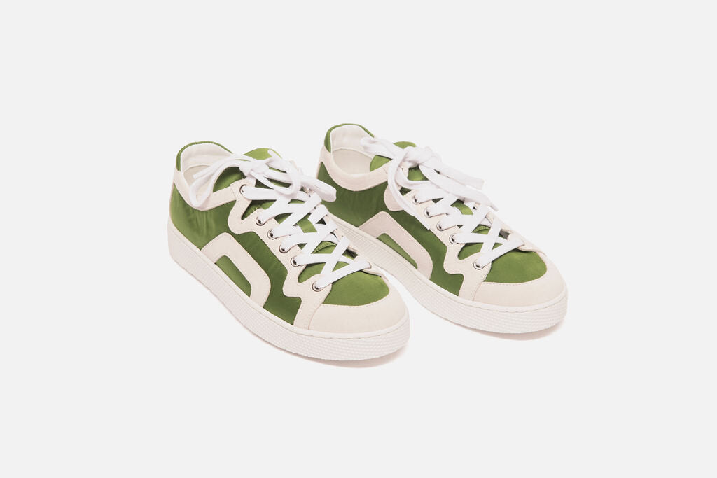 Pierre Hardy Green Nylon Sneaker