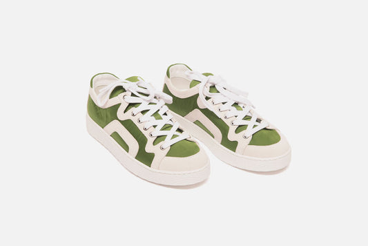 Pierre Hardy Green Nylon Sneaker