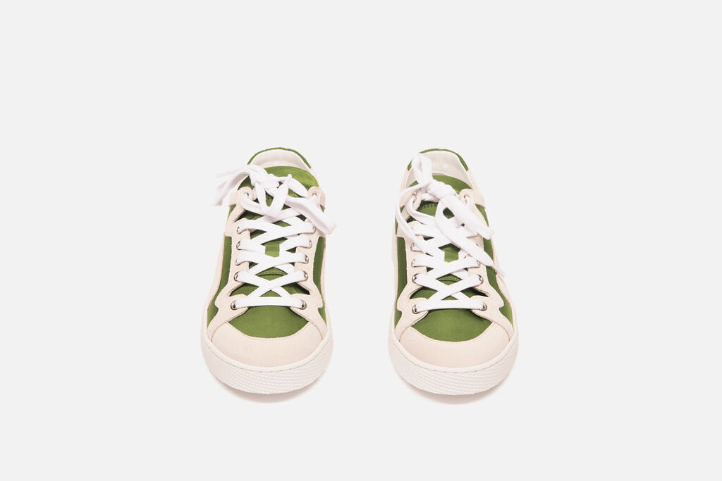 Pierre Hardy Green Nylon Sneaker