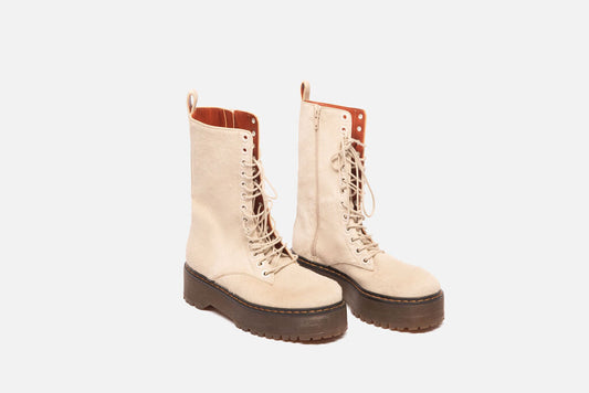 Altuzarra Cream Mohair Boots