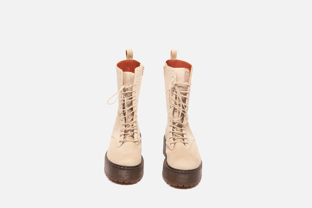 Altuzarra Cream Mohair Boots