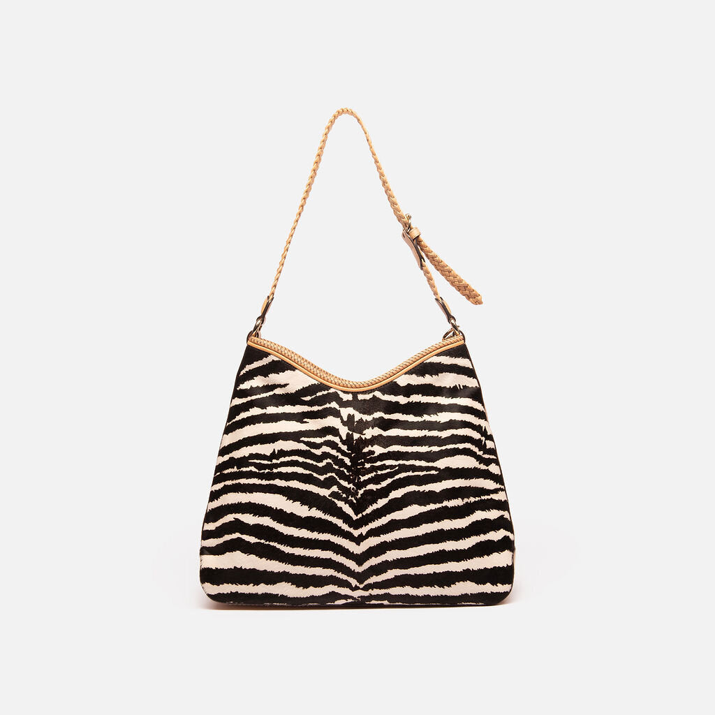Gucci Zebra Canvas Shoulder Bag