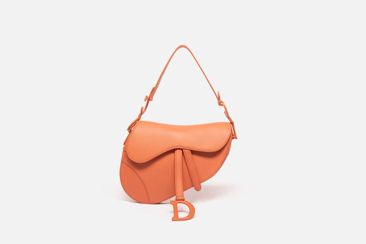 Christian Dior Monotone Terracotta Medium Saddle