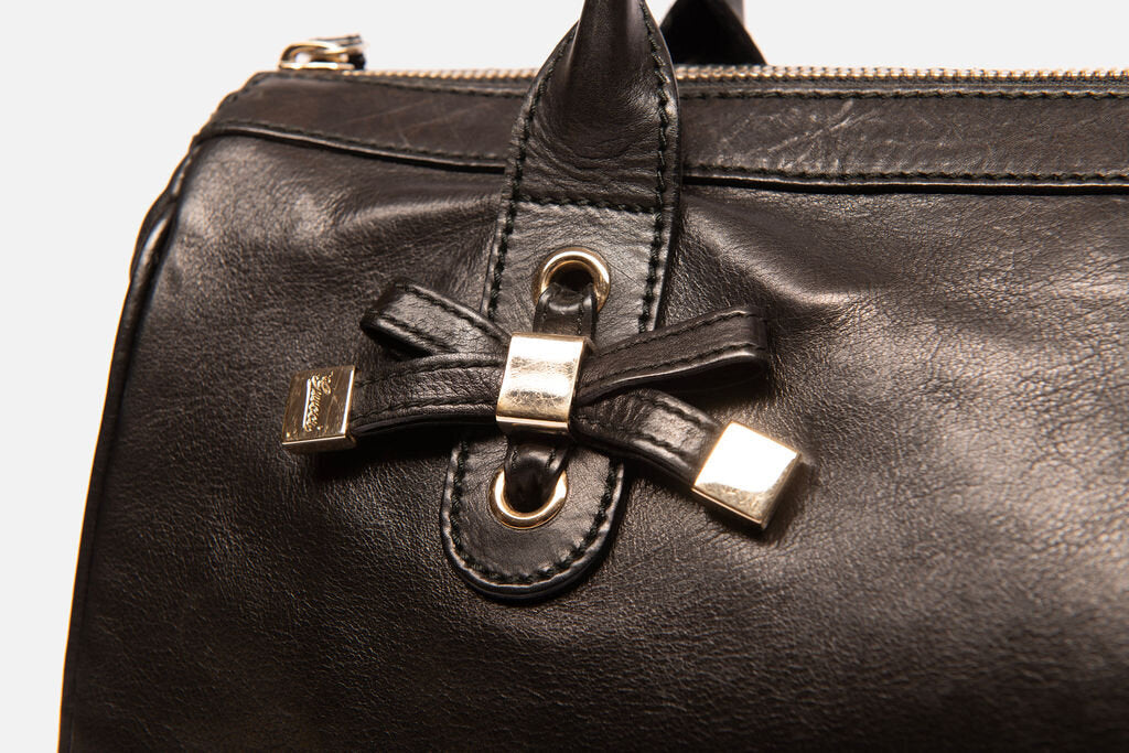 Gucci Black Princy Smooth Leather Shoulder Bag