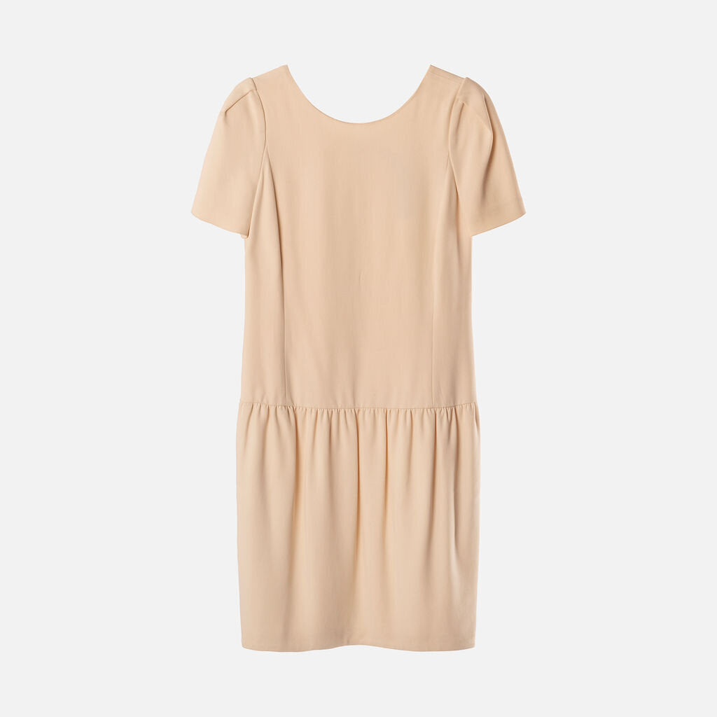 Gucci Cream Viscose Drop Waist Dress (2012)
