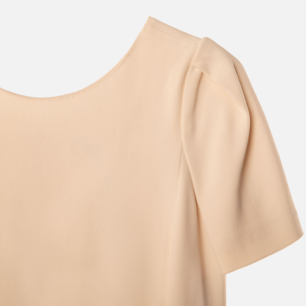 Gucci Cream Viscose Drop Waist Dress (2012)