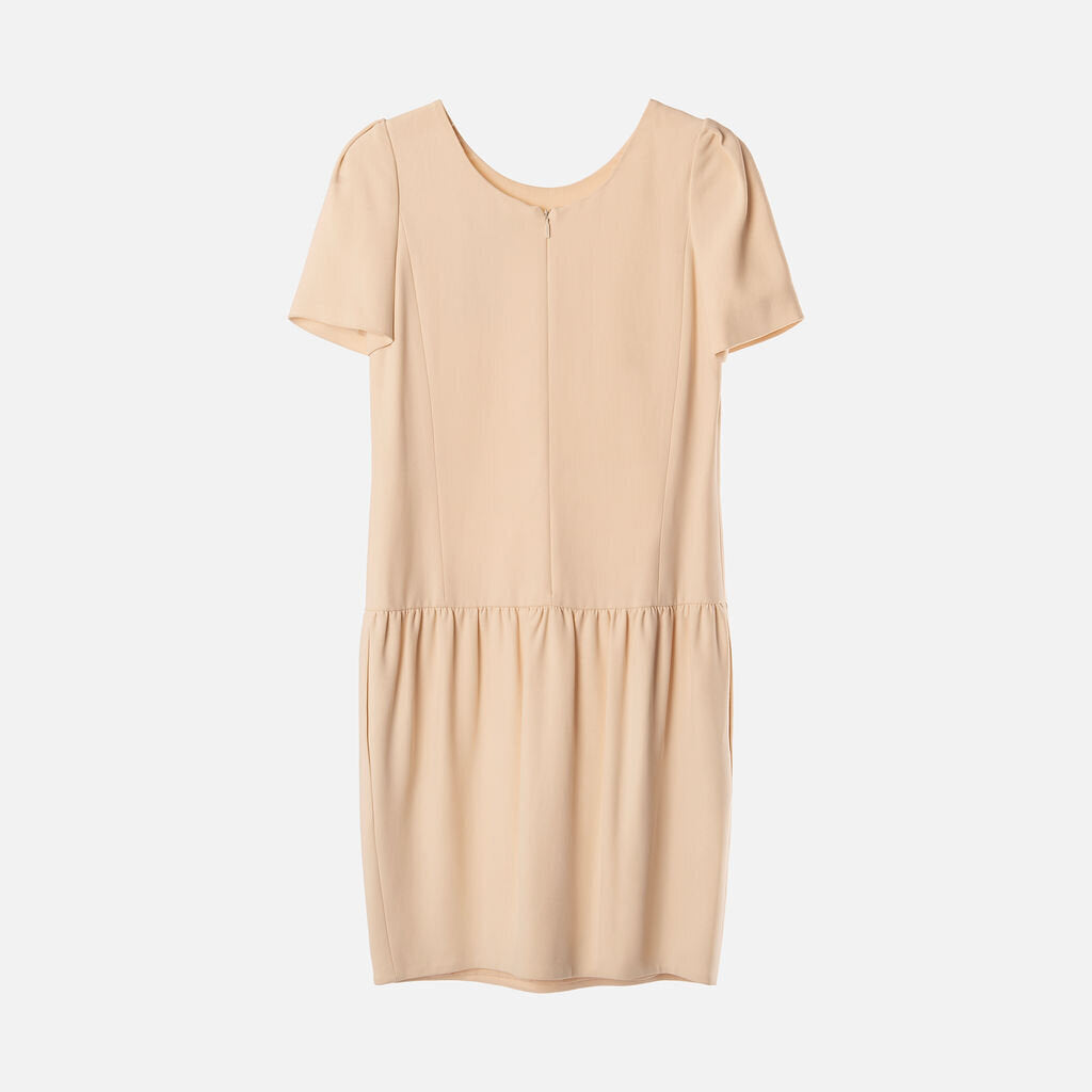 Gucci Cream Viscose Drop Waist Dress (2012)