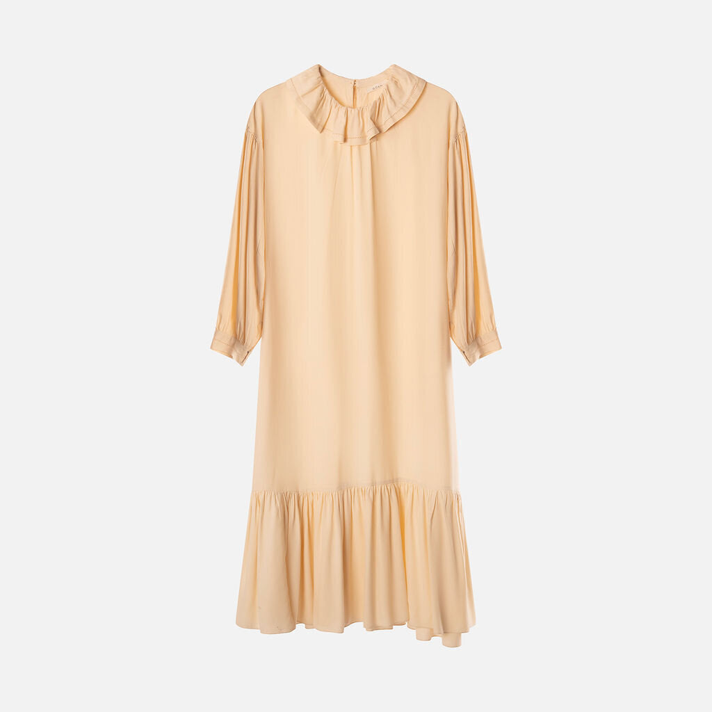 Doen Cream Silk Dress