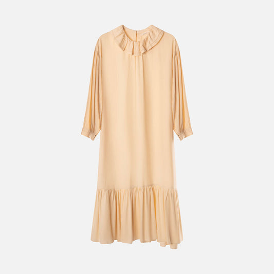 Doen Cream Silk Dress