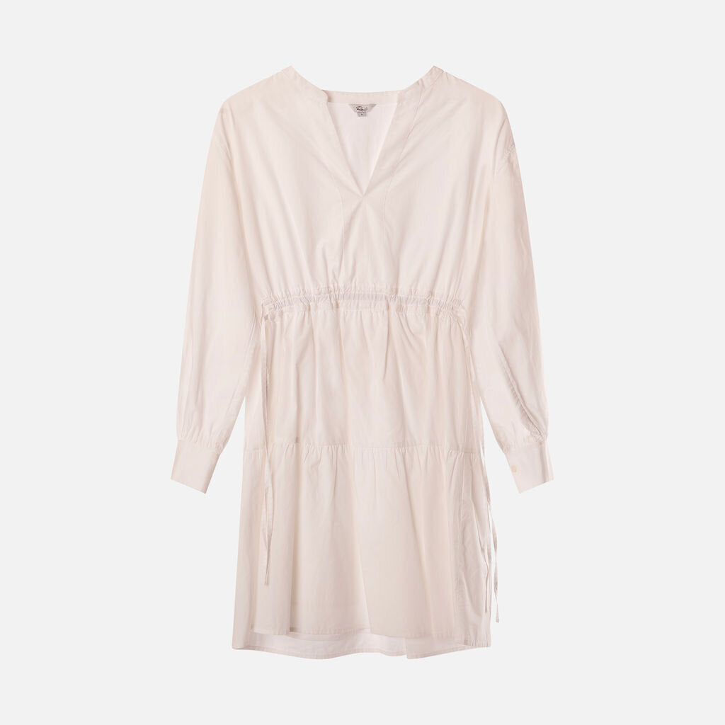 Rails White Cotton & Lyocell Mini Dress