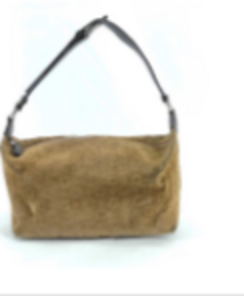 Tan Suede Sulky Shoulder Bag