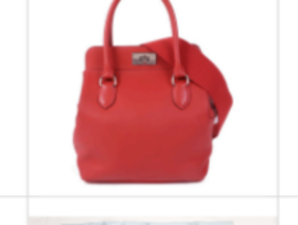 Vermillion Red Swift Leather Tool Box 20