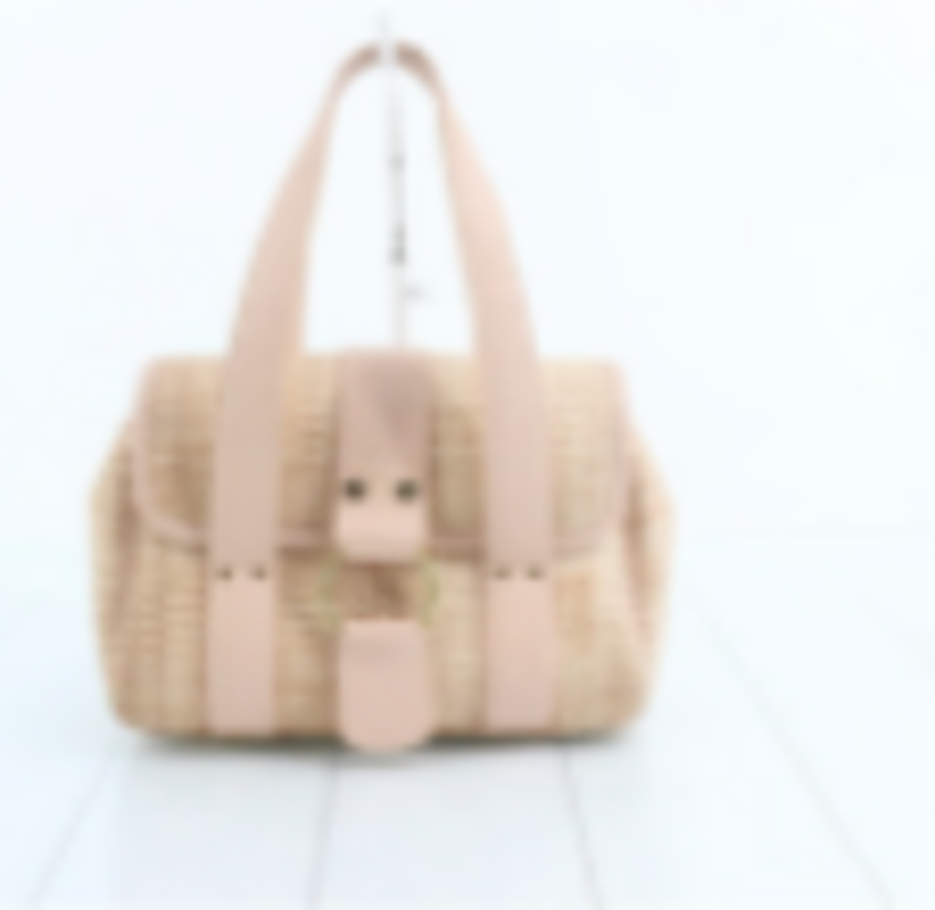 Pink & Beige Raffa Shoulder Bag