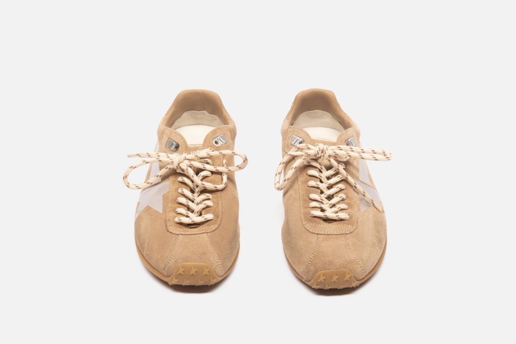 Golden Goose Tan Suede Sneakers
