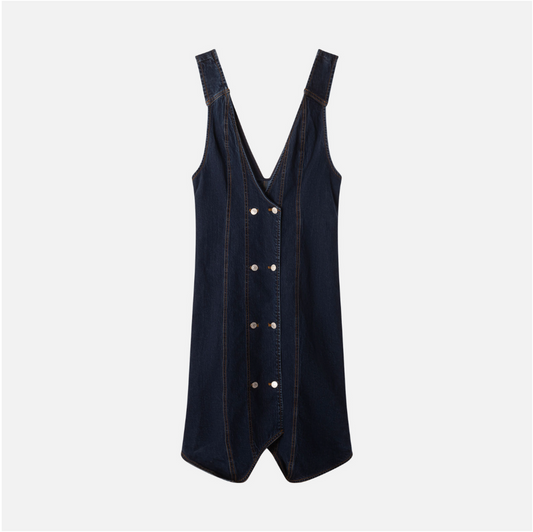 Pilcro Dark Wash Denim Dress