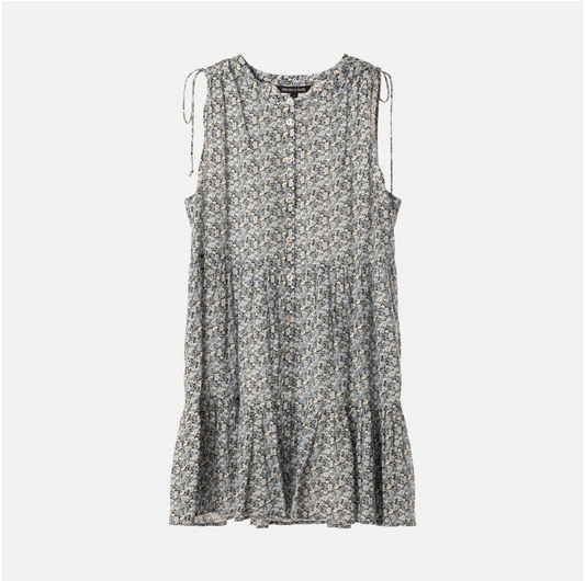 Veronica Beard Blue Floral Sun Dress