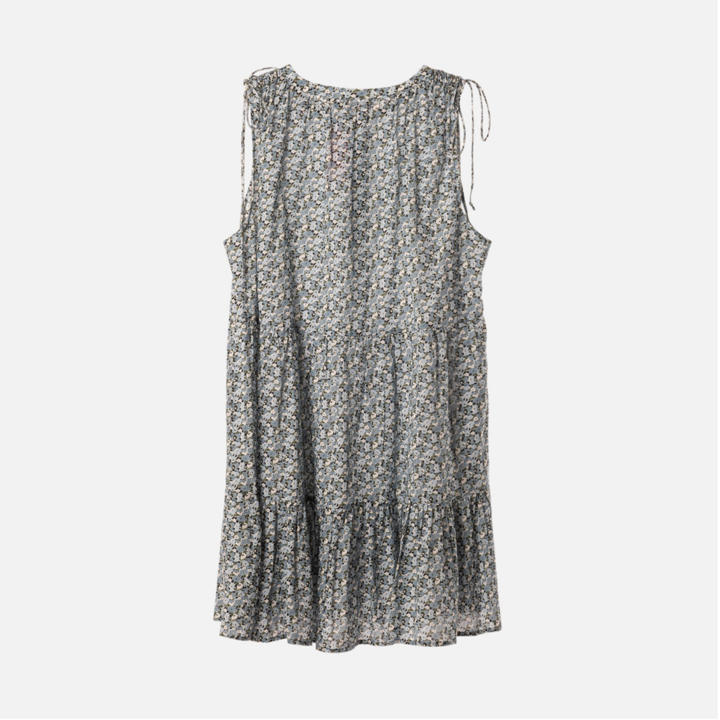 Veronica Beard Blue Floral Sun Dress