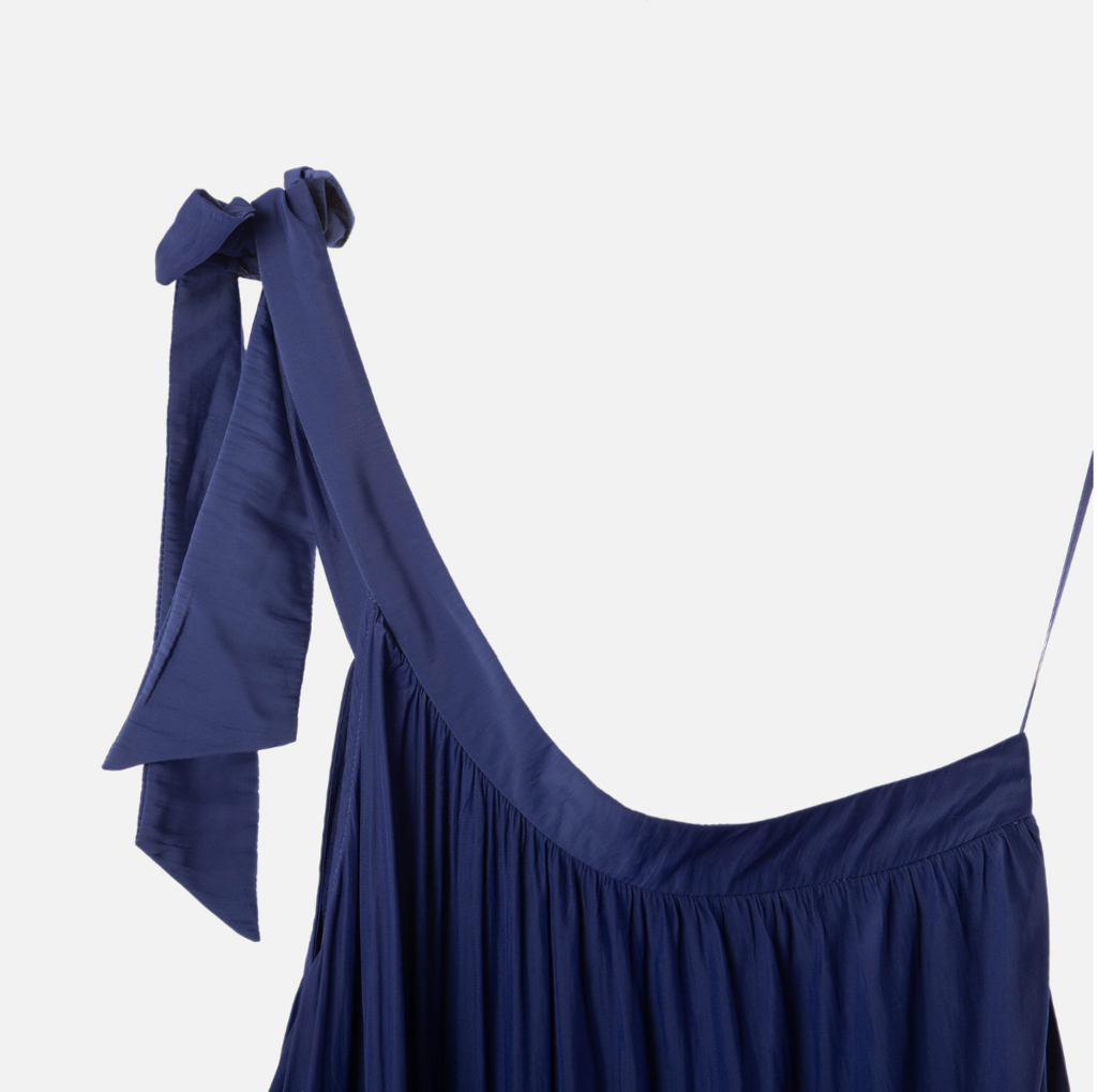 Ramy Brook Blue Poly Mini Dress