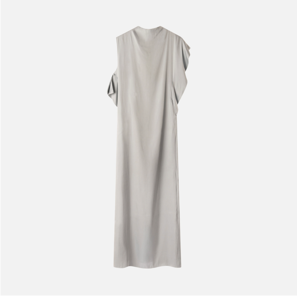Fendi Light Blue Silk Maxi Dress (eset 3150 retail)
