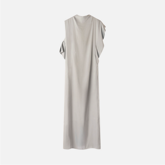 Fendi Light Blue Silk Maxi Dress (eset 3150 retail)