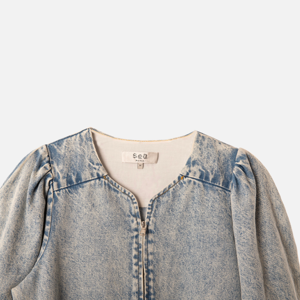 Sea New York Denim Maxi Dress