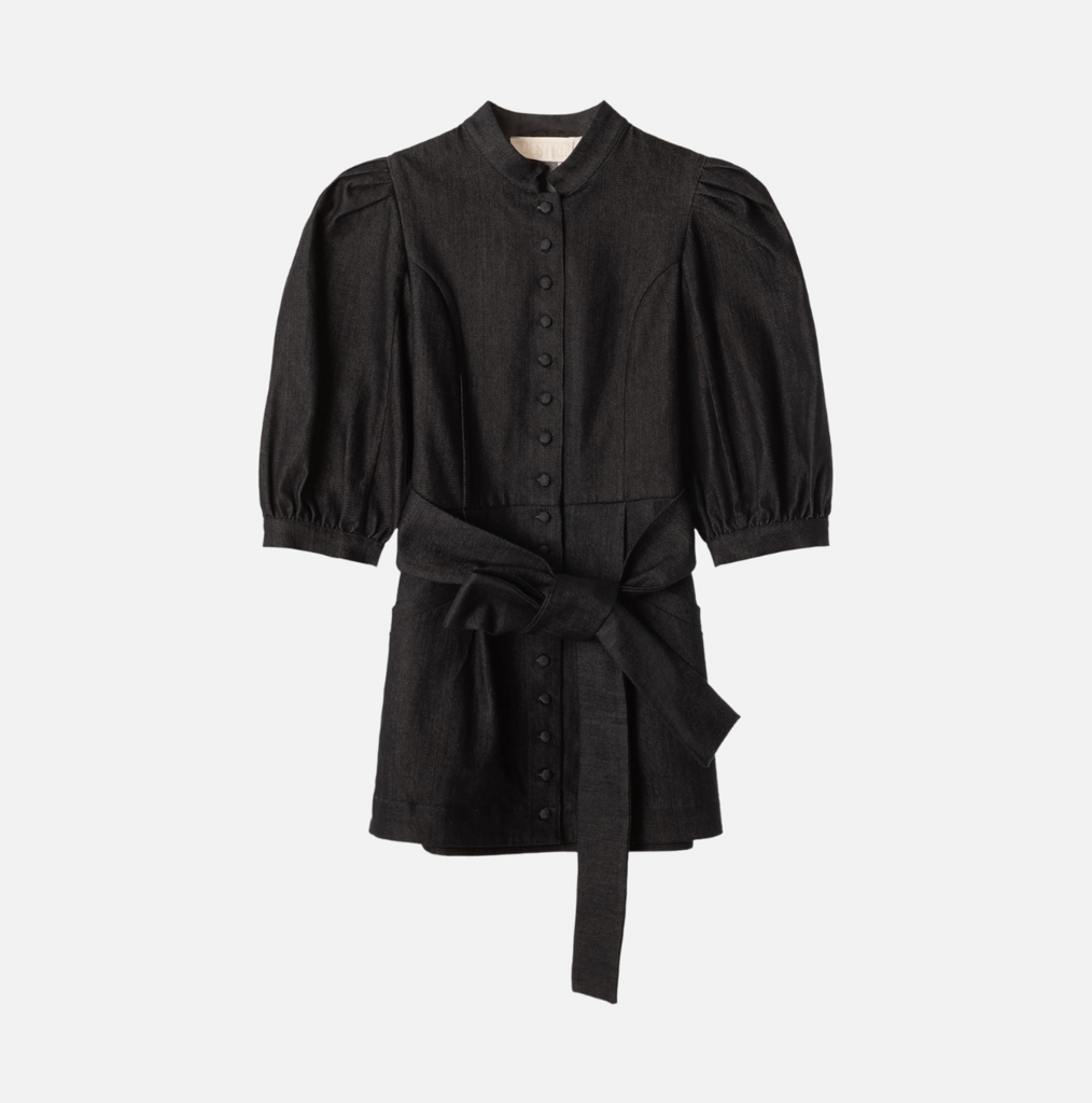 Destree Dark Wash Denim Mini Dress/Tunic