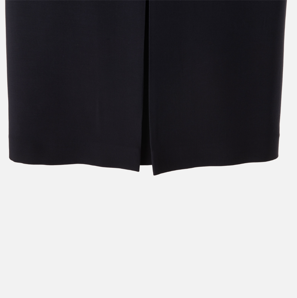 Loro Piana Navy Wool & Silk Mini Dress