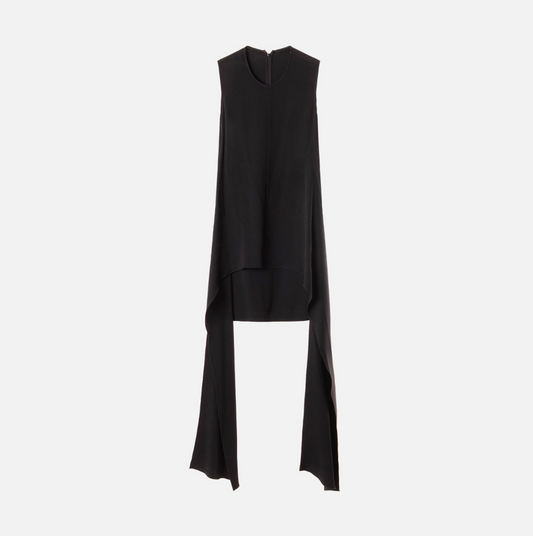 Stella McCartney Black Viscose Overlay Dress