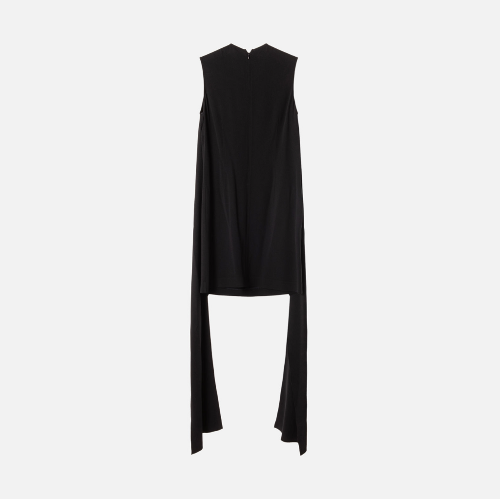 Stella McCartney Black Viscose Overlay Dress