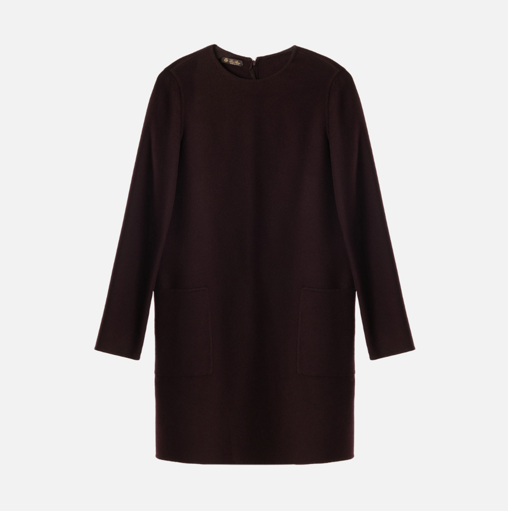 Loro Piana Purple Long Sleeve Dress