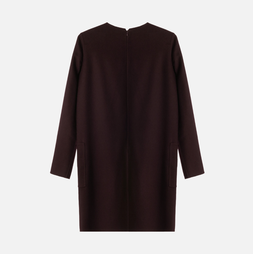 Loro Piana Purple Long Sleeve Dress